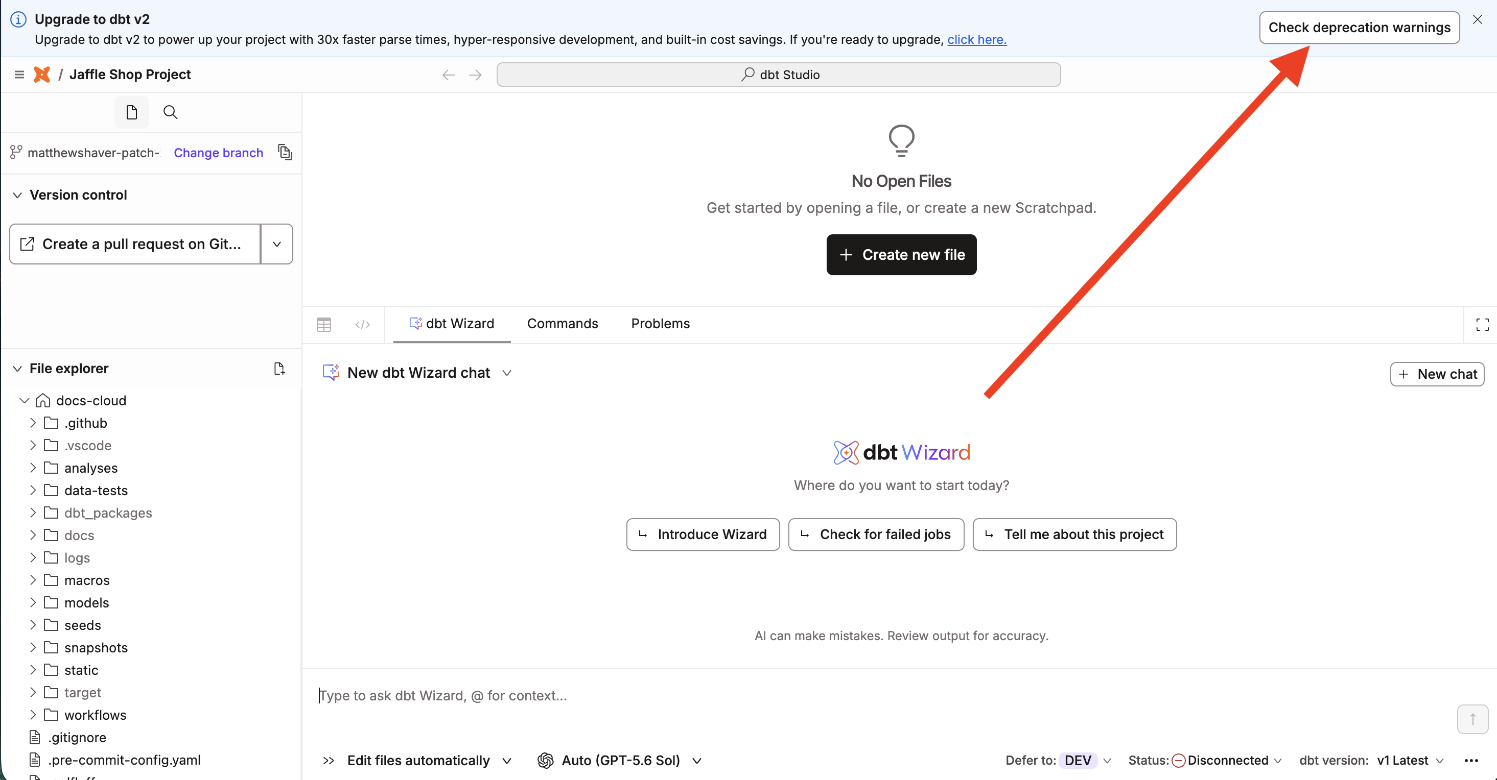 Check for deprecation warnings in your project